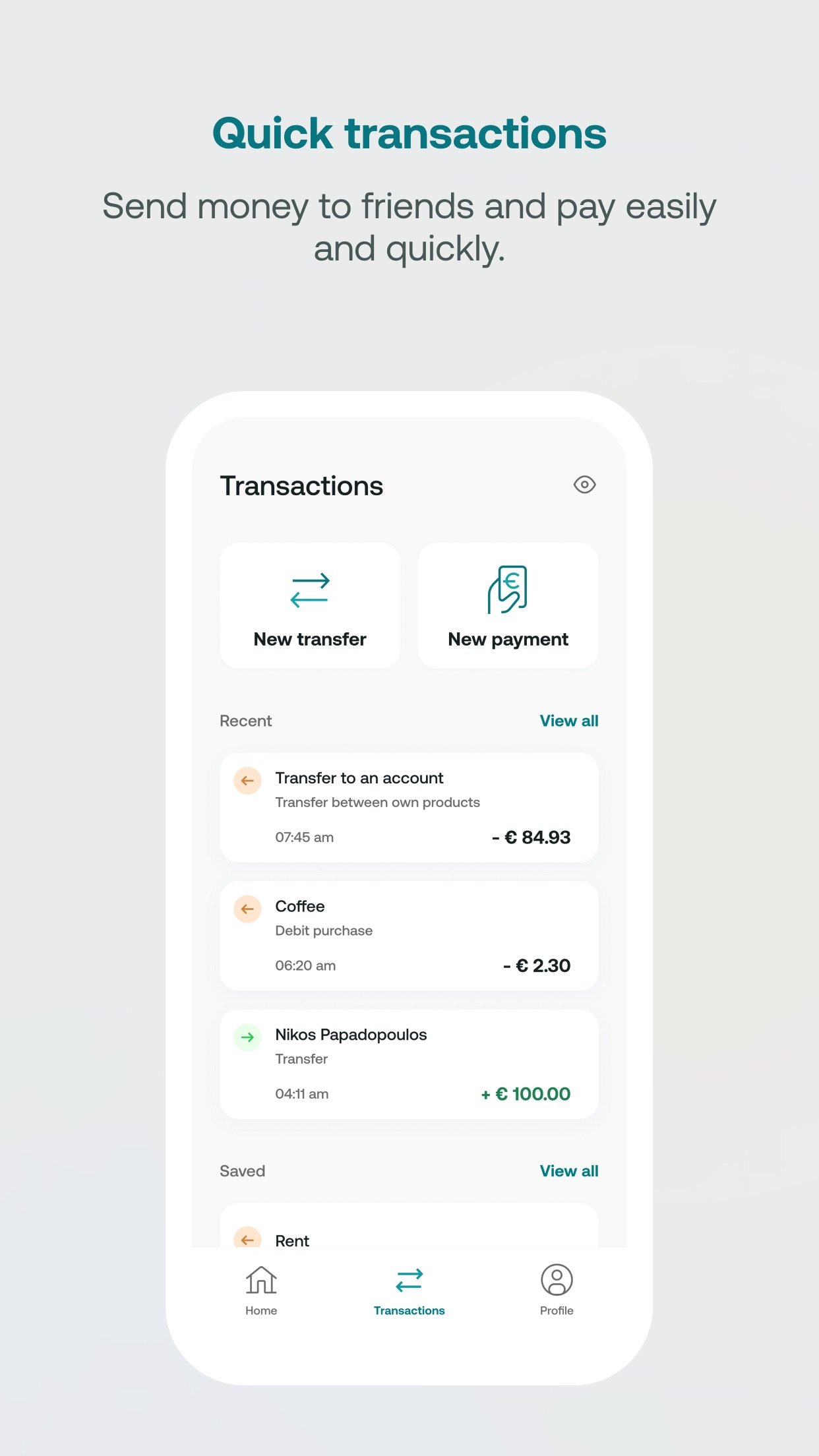 Official NBG Mobile Banking app screenshot (4 of 6)
